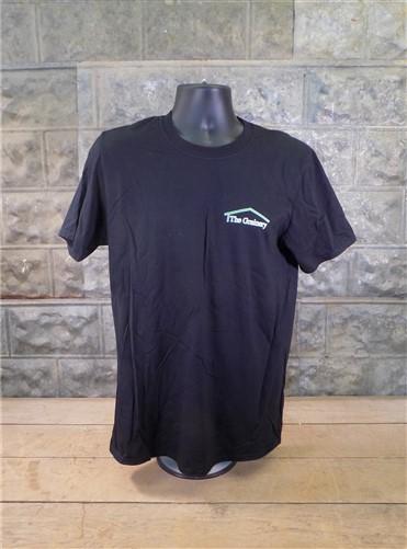 The Grainery Tshirt, Black Size L Mens Cut Shirt, Short Sleeved Tee Shirt,