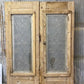 Antique French Double Doors (44x86.5) Iron Wood Doors, European Doors D100