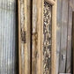 Antique French Double Doors (44x86.5) Iron Wood Doors, European Doors D100