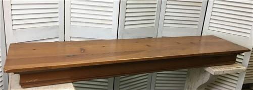 Floating Shelf, Wood Fireplace Mantel, Architectural Salvage, Clock Shelf,