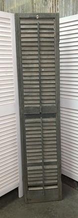 Wood Shutters Lot Victorian Window Louver Plantation Door Mission Vintage A78