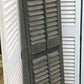 Wood Shutters Lot Victorian Window Louver Plantation Door Mission Vintage A78