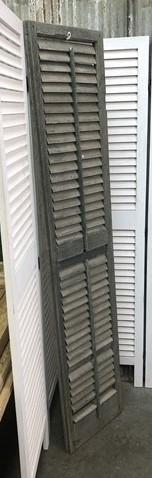 Wood Shutters Lot Victorian Window Louver Plantation Door Mission Vintage A78