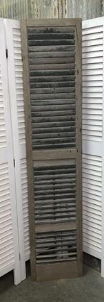 Wood Shutters Lot Victorian Window Louver Plantation Door Mission Vintage A78