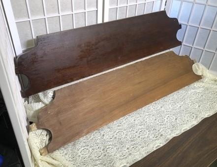 2 Decorative Wood Panels, Architectural Salvage Woodwork, Furniture Parts F