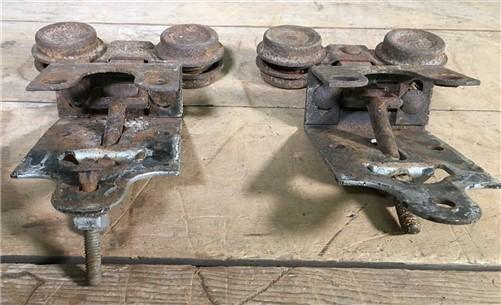 Vintage Pocket Door Hardware, Barn Door Rolling Architectural Salvage A11,