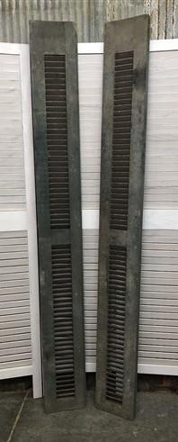 Wood Shutters Lot Victorian Window Louver Plantation Door Mission Vintage A72