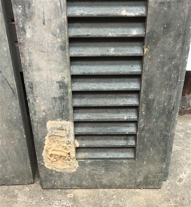 Wood Shutters Lot Victorian Window Louver Plantation Door Mission Vintage A72