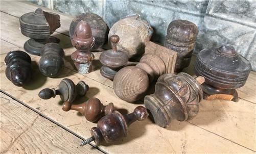 Vintage Wooden Finials, Decorative And Crafting outlet Architectural Salvage