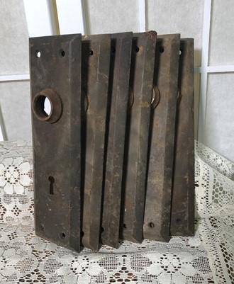 Door Knob Face Plates, Architectural Salvage, Vintage Hardware, Reclaimed G