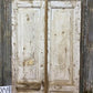 Antique French Double Doors (38.5x97) European Doors, Raised Panel Doors A204