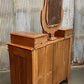 Walnut Dresser, Vintage Marble Top Nightstand, Wood Bureau, Vanity Mirror, Chest