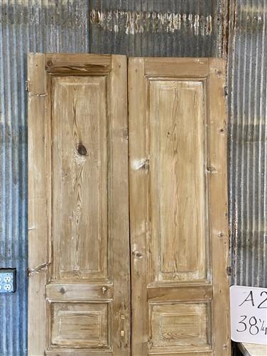 Antique French Double Doors (38x89.5) European Doors, Raised Panel Doors A245