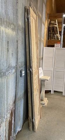 Antique French Double Doors (38x89.5) European Doors, Raised Panel Doors A245