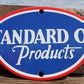 Standard Oil Products Sign, Metal Porcelain Advertising Sign, Gas Station Sign