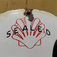 Shell Sealed Pump Sign, Shell Porcelain Metal Advertising, Gas Station Oil D