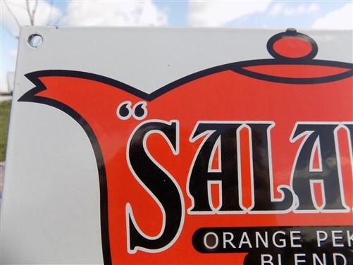 Salada Tea Sign, Orange Pekoe Metal Porcelain Sign, Advertising Sign, Tea Sign