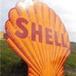 Large Shell Sign, Metal Porcelain Sign, Advertising Sign, Gas Station Sign B