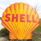 Large Shell Sign, Metal Porcelain Sign, Advertising Sign, Gas Station Sign B