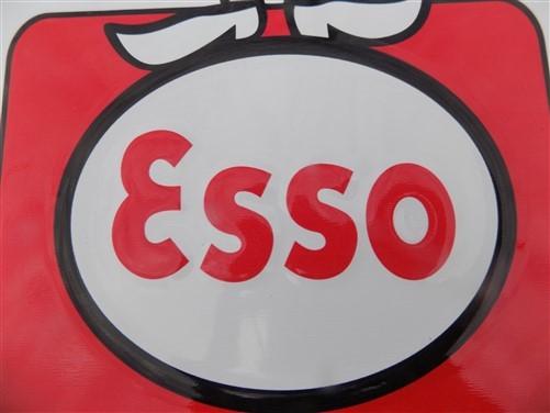 Esso Oil Drop Boy Motor Oil Sign, Tin Advertising Sign, selling Gasoline & Oil Sign Esso Sign, Motor Oil Sign, Tin Sign, Advertising Sign, Oil Drop