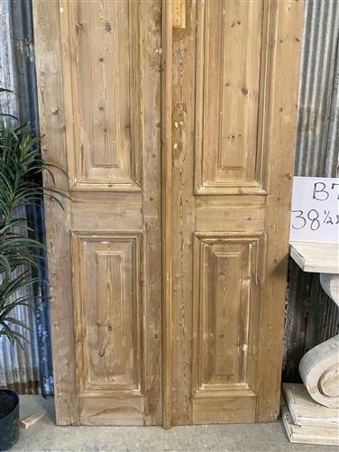 Antique French Double Doors (38.5x100) European Thick Molding Doors B71