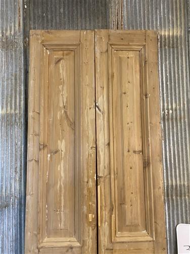 Antique French Double Doors (38.5x100) European Thick Molding Doors B71