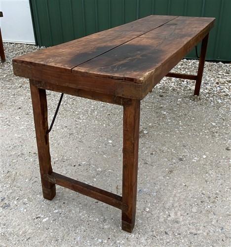 Rustic Folding Table, Vintage Dining Room Table, Kitchen Island, Sofa Table, E