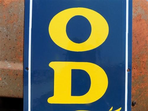 Good Year Tires Porcelain Metal Sign, Good Year Advertising, Gas Station Sign B