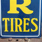 Good Year Tires Porcelain Metal Sign, Good Year Advertising, Gas Station Sign B