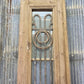 Antique French Single Door (22x103) Iron Wood Door, European Door D194