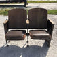 2 Padded Folding Theater Seats, Auditorium Theatre Seat, Entryway Bench B29