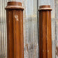 Set of Wood Pillars, Vintage Columns, Patio Yard Porch Posts, Outdoor Lamp Posts