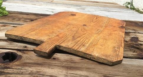 XL Vintage Turkish Bread Board, Wood Bread Board, Charcuterie Cheese Board B14,