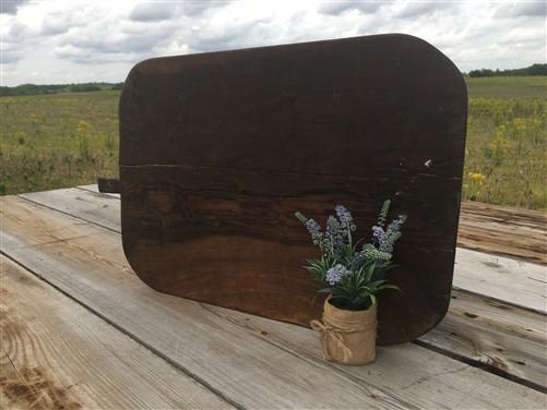 XL Vintage Turkish Bread Board, Wood Bread Board, Charcuterie Cheese Board A81,