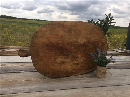 XL Vintage Turkish Bread Board, Wood Bread Board, Charcuterie Cheese Board A79,