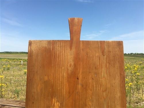 XL Vintage French Bread Board, Rectangle Bread Board, Wood Cutting Board A62