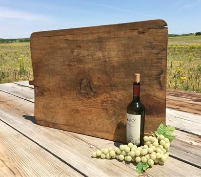 XL Vintage French Bread Board, Rectangle Bread Board, Wood Cutting Board A67