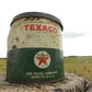 Texaco Grease Tin Can, 5 Lb Texaco Grease, Texas Co Advertising Sign, Gas & Oil,