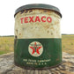 Texaco Grease Tin Can, 5 Lb Texaco Grease, Texas Co Advertising Sign, Gas & Oil,