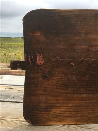 XL Vintage French Bread Board, Rectangle Bread Board, Wood Cutting Board A72