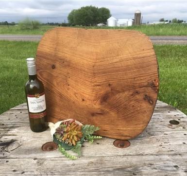 Vintage Turkish Bread Board, Wood Bread Board, Charcuterie Cheese Board A76