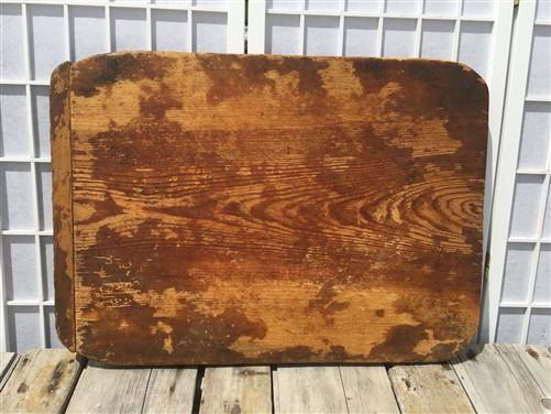 XL Vintage Turkish Bread Board, Wood Bread Board, Charcuterie Cheese Board A87