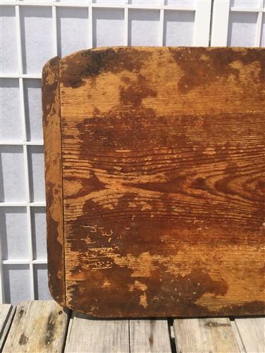 XL Vintage Turkish Bread Board, Wood Bread Board, Charcuterie Cheese Board A87