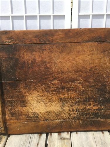 XL Vintage Turkish Bread Board, Wood Bread Board, Charcuterie Cheese Board A88