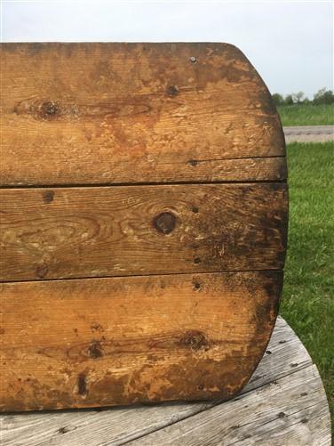 XL Vintage Turkish Bread Board, Wood Bread Board, Charcuterie Cheese Board A93