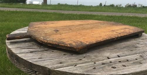 XL Vintage Turkish Bread Board, Wood Bread Board, Charcuterie Cheese Board A93