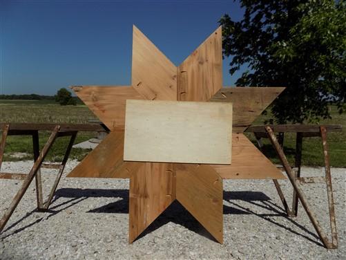 46" Amish Made Wooden Star, Reclaimed Barn Wood Star Rustic Farmhouse Decor C,