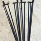4 Hairpin Metal Table Legs, Mid Century Danish Modern, Industrial Vintage J,
