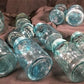 10 Quart Aqua Blue Green Fruit Canning Jars Ball Wedding Decoration Mason QT bd,