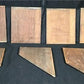 7 Wooden Door Panels, Cupboard Furniture Architectural Salvage, Art Crafts A55,